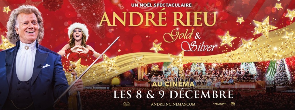 actualité ANDRÉ RIEU’S 2024 CHRISTMAS CONCERT : GOLD AND SILVER